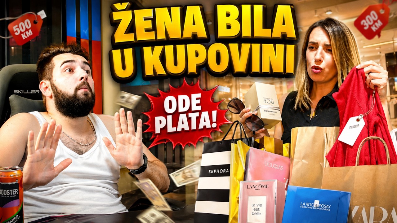 🛍️ ŽENA BILA U KUPOVINI