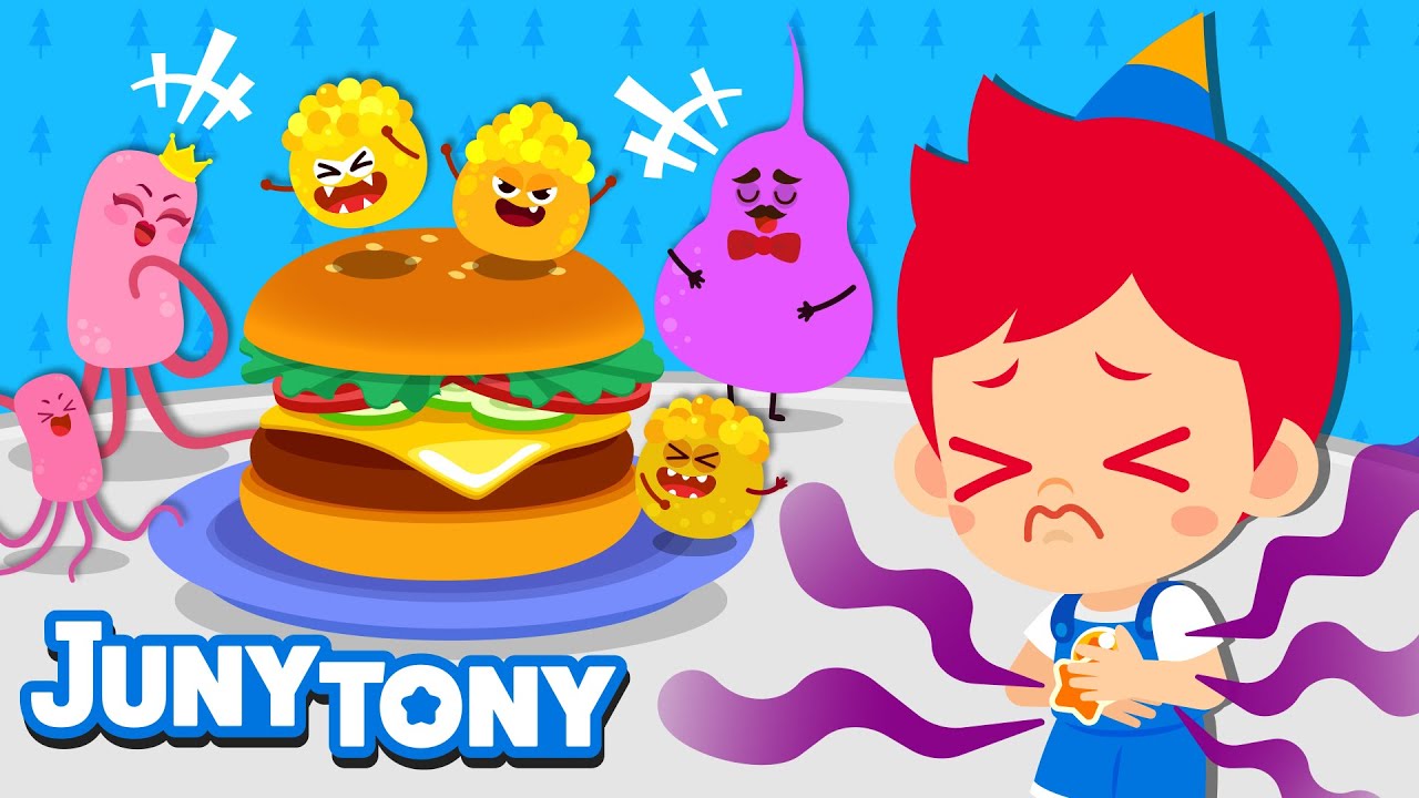 Vamos Evitar a Intoxicação Alimentar | Bons Hábitos | Música Infantil | JunyTony em Português