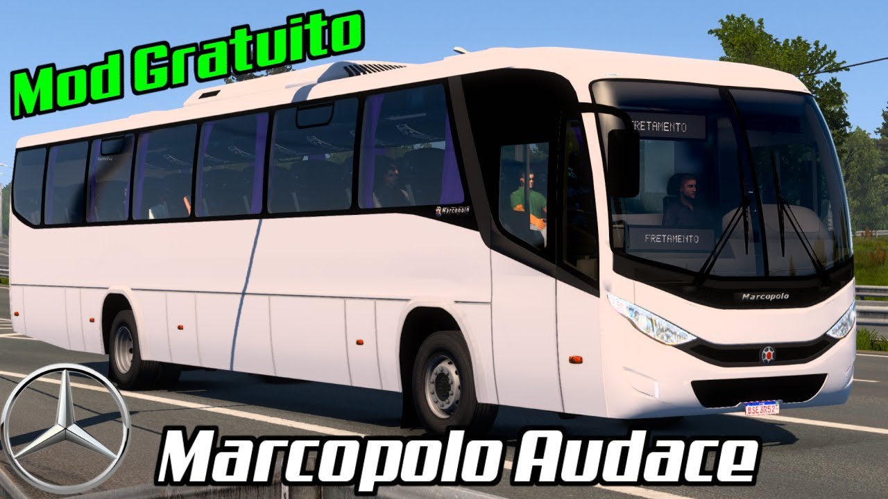 ONIBUS GRATIS JOGO ETS2 | MARCOPOLO AUDACE - MERCEDES OF-1721 by WALCIDES RUFINO