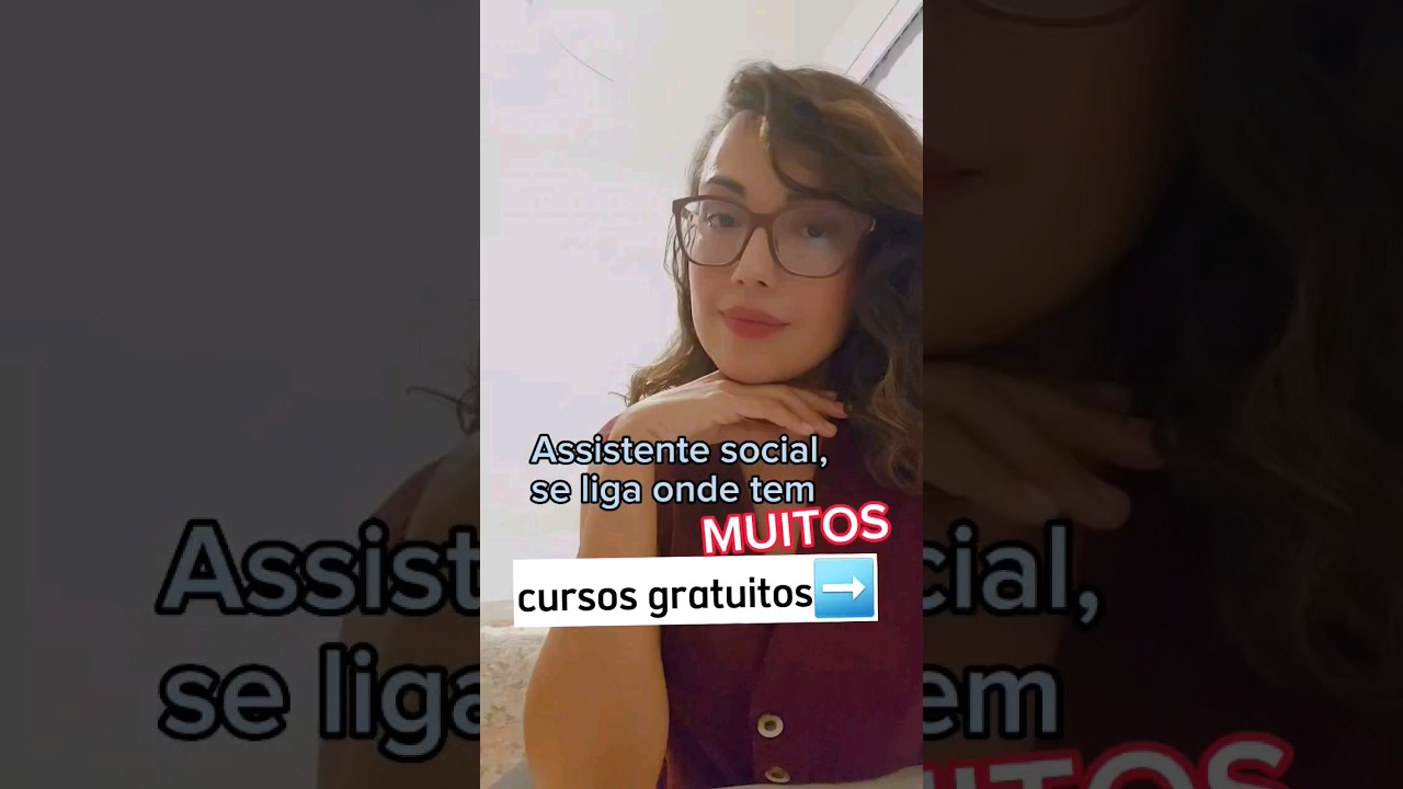 Cursos gratuitos que agregam na nossa pr&aacute;tica profissional! #assistentesocial #shorts