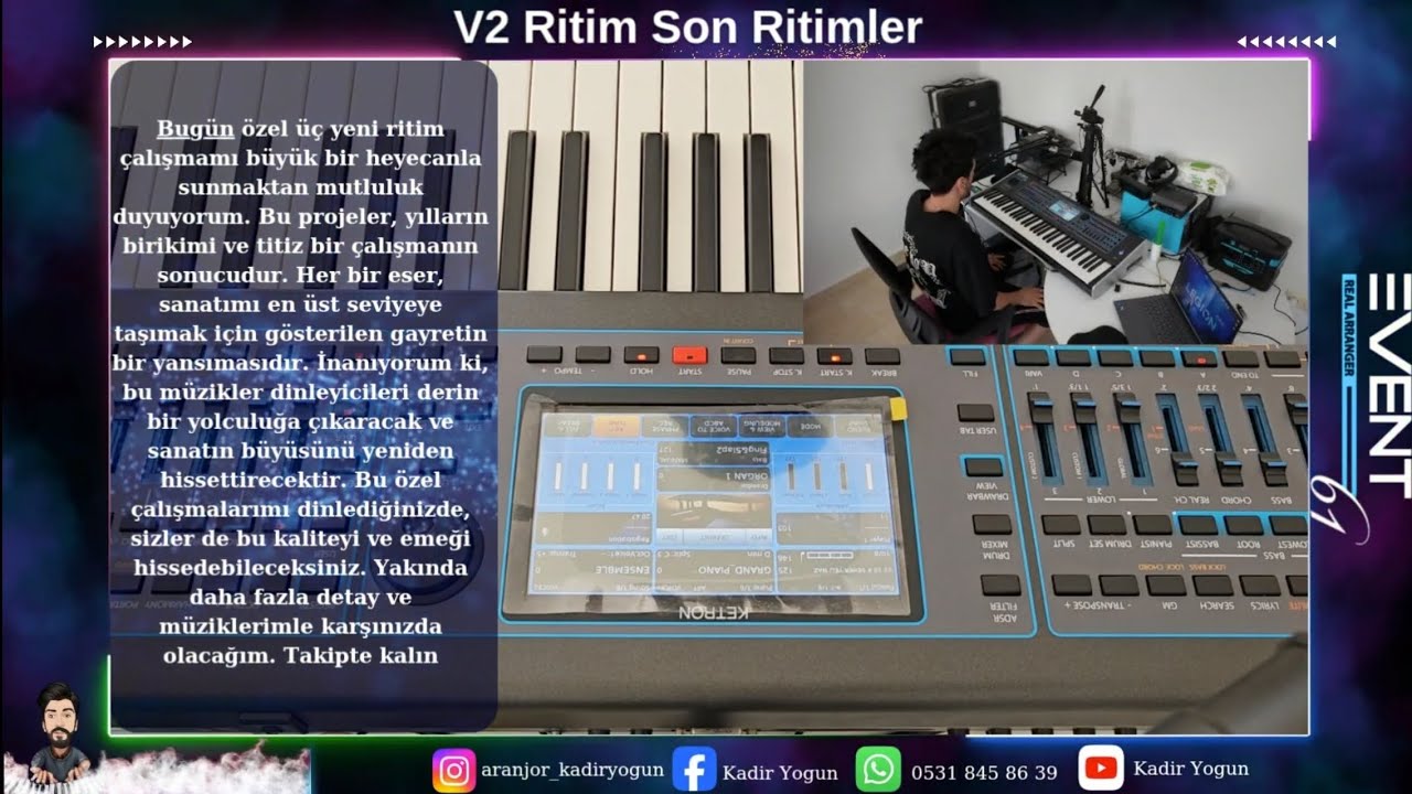 Ketron Event Türkiye V2 Son Ritim Tanıtımı 