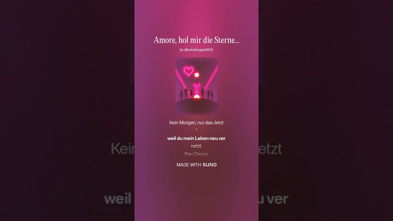 AMORE HOL MIR DIE STERNE 🌟 VOM HIMMEL 