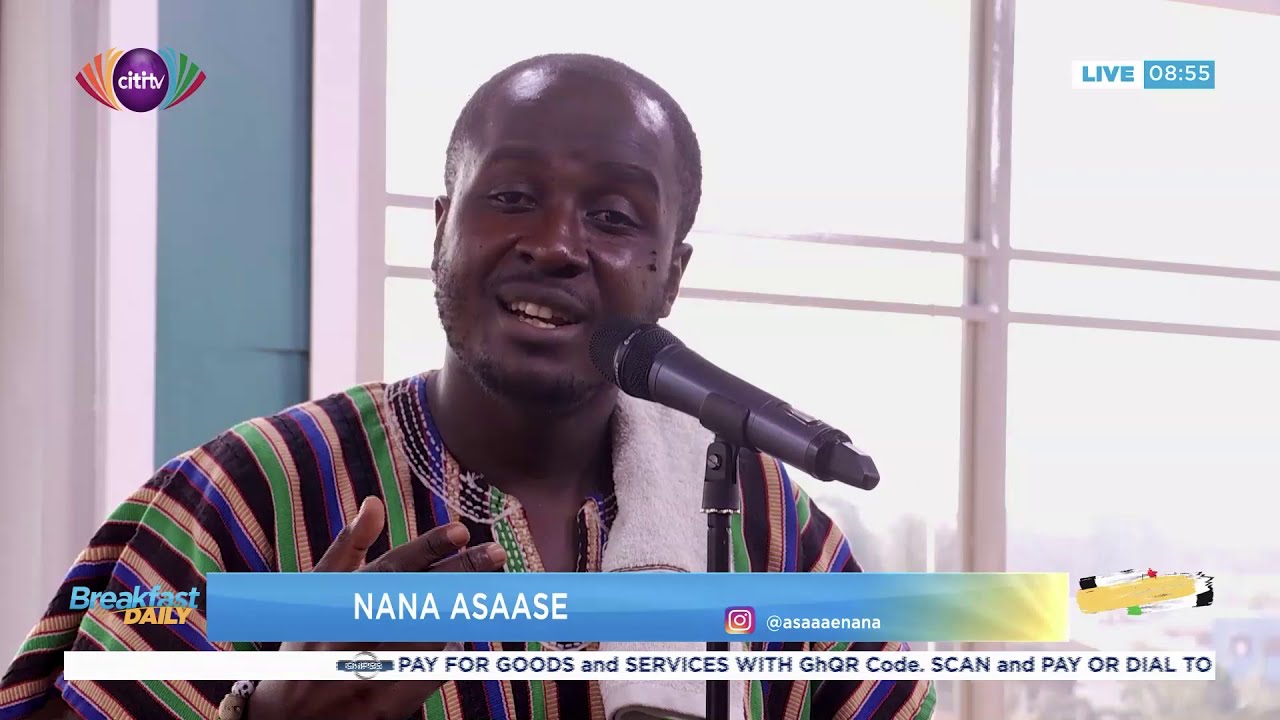 Nana Asaase performs on Breakfast Daily