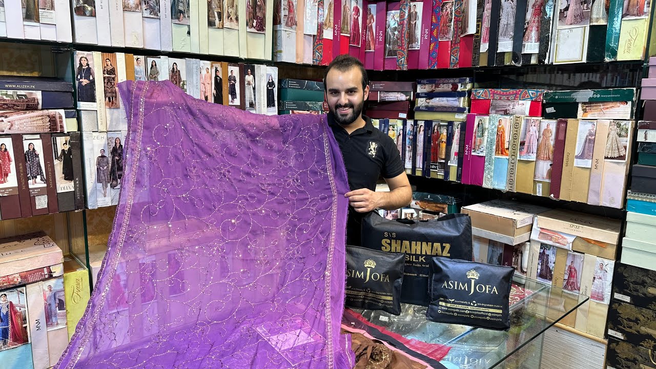 Asim Jofa / Chamkeli Collection / Part 2 / New Collection 2024 / Shahnaz Silk,Rabi Center.