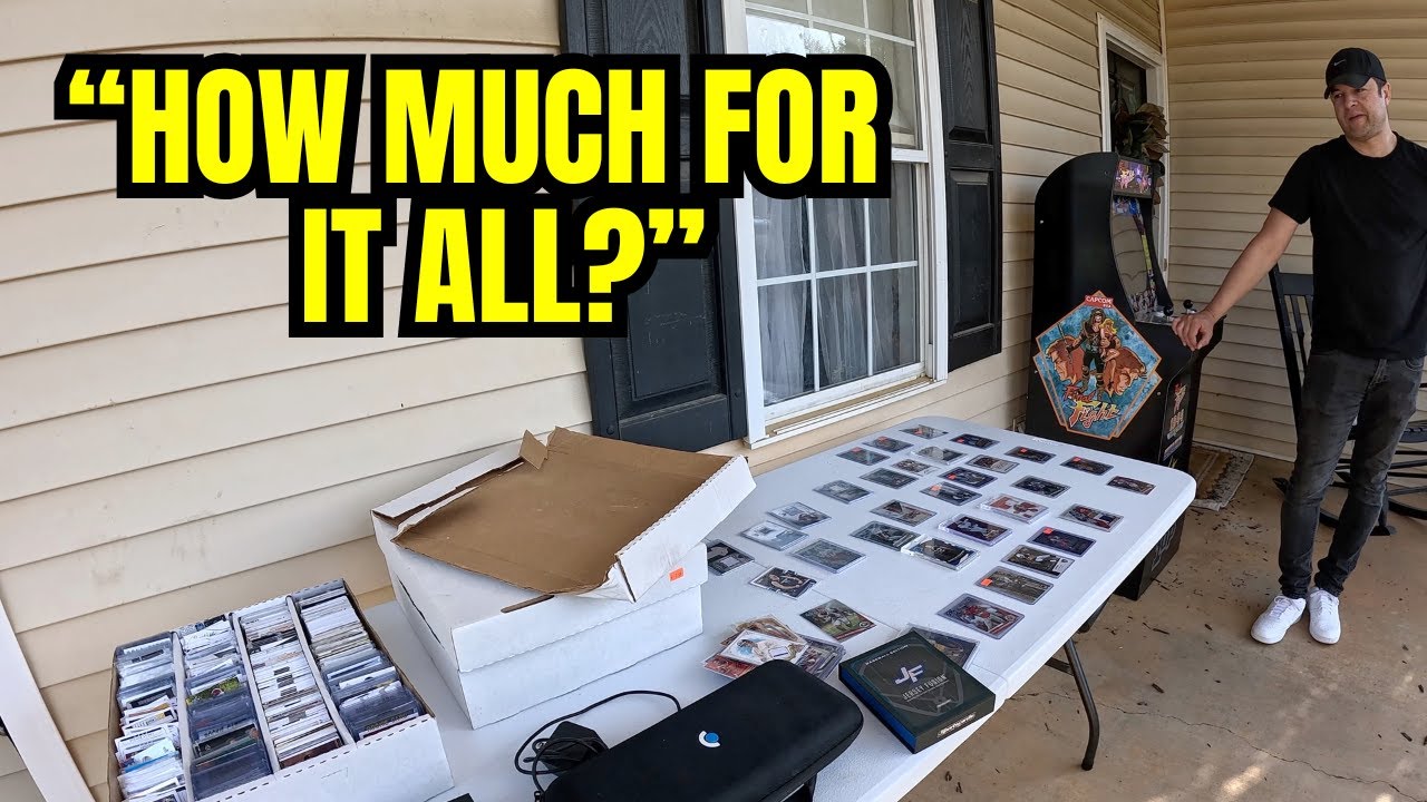 I Tried to Buy His Entire Sports Card Collection at a Garage Sale!