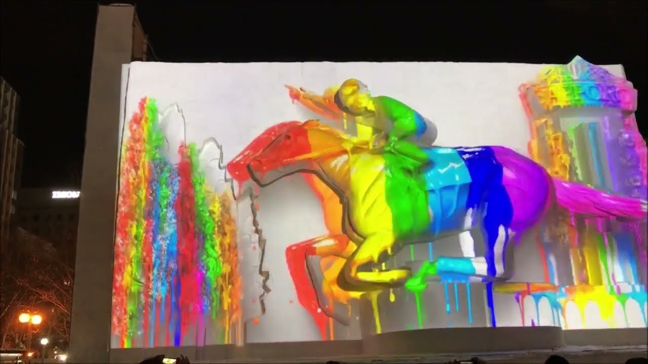 Amazing Projection Mapping at the 2026 Sapporo Snow Festival