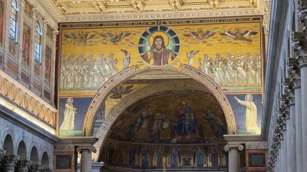 Deacon Harold on Pilgrimage in Italy! St Paul Outside the Walls BASILICA in Rome (22 October 2025).