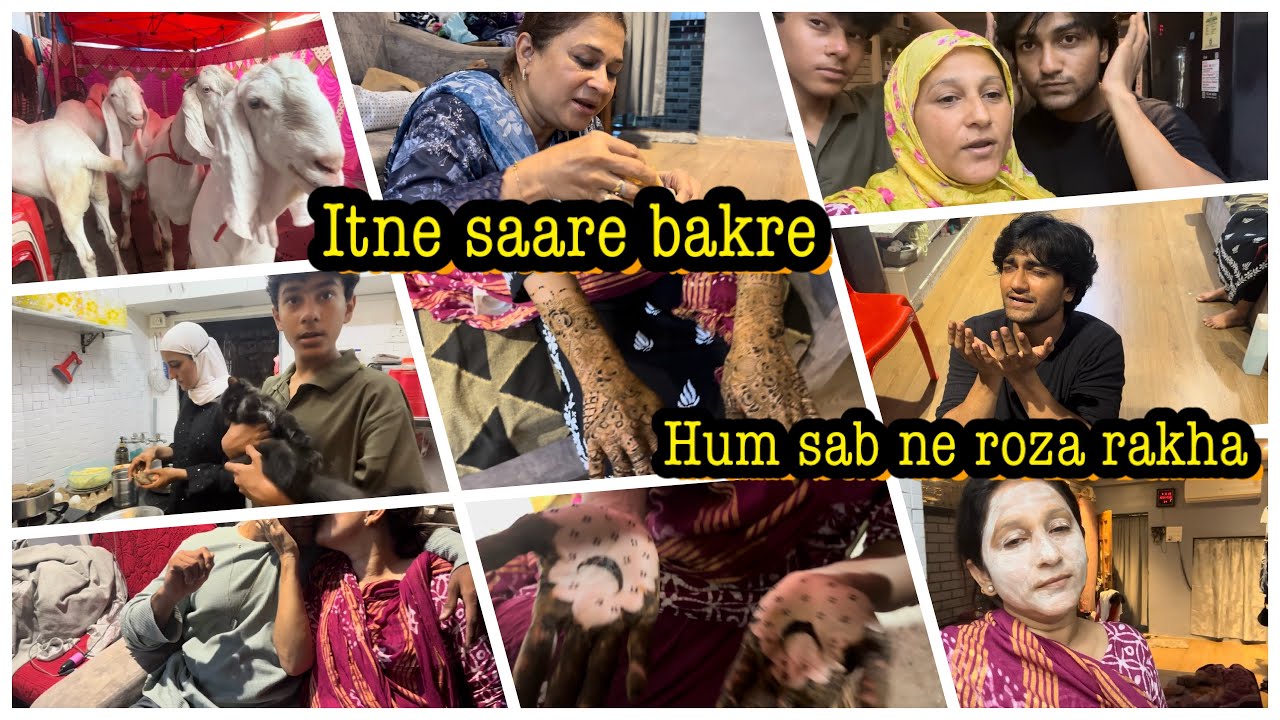 Bakre agaye🐐Arafat ka Roza rakah humne chandraat mubarak🌜