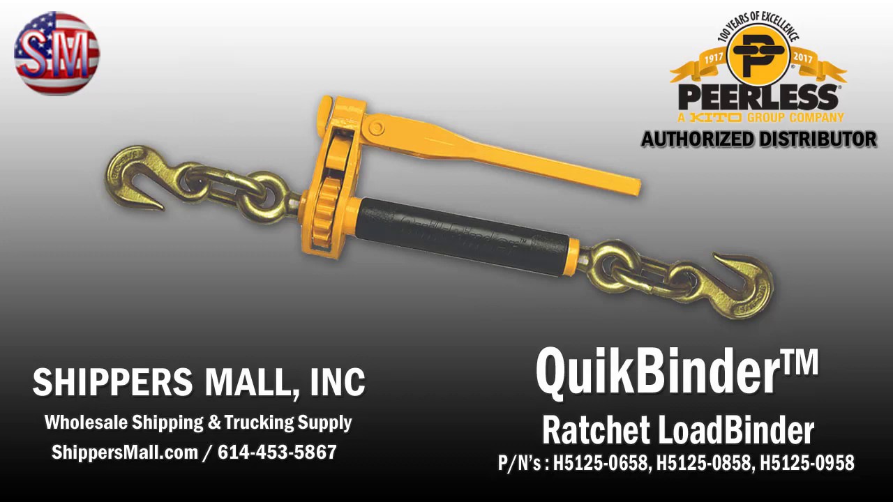 Peerless QuikBinder Ratchet Loadbinder