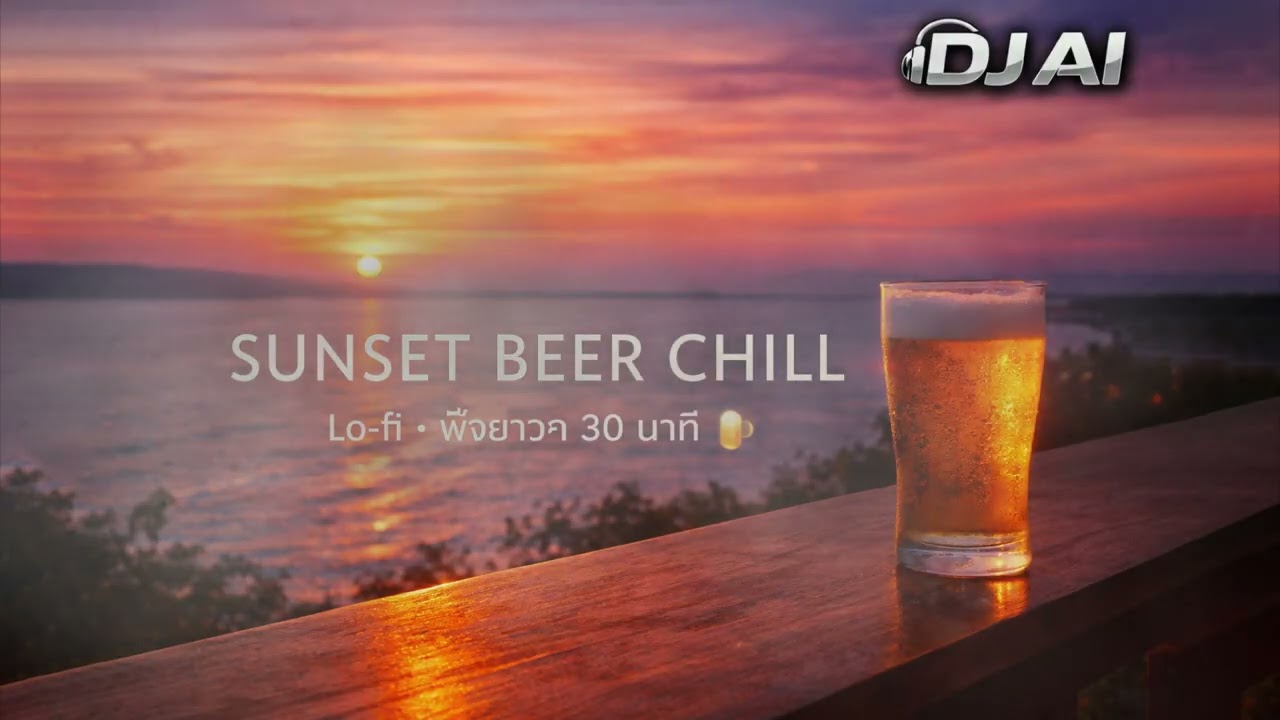 DJ AI – Sunset Beer Chill (Lo-fi 30 Min Mix) 🍺🌅