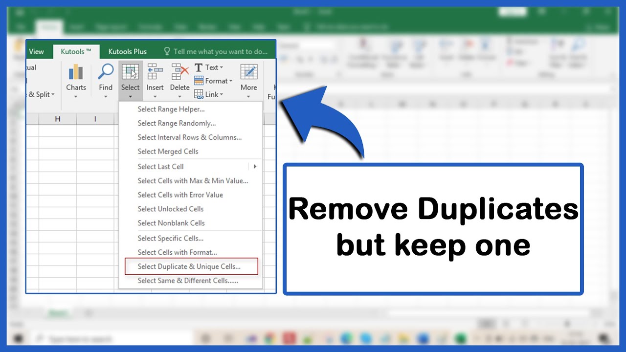 How To Remove Duplicates In Excel But Keep One (Delete Duplicates But Keep 1st One In Excel)
