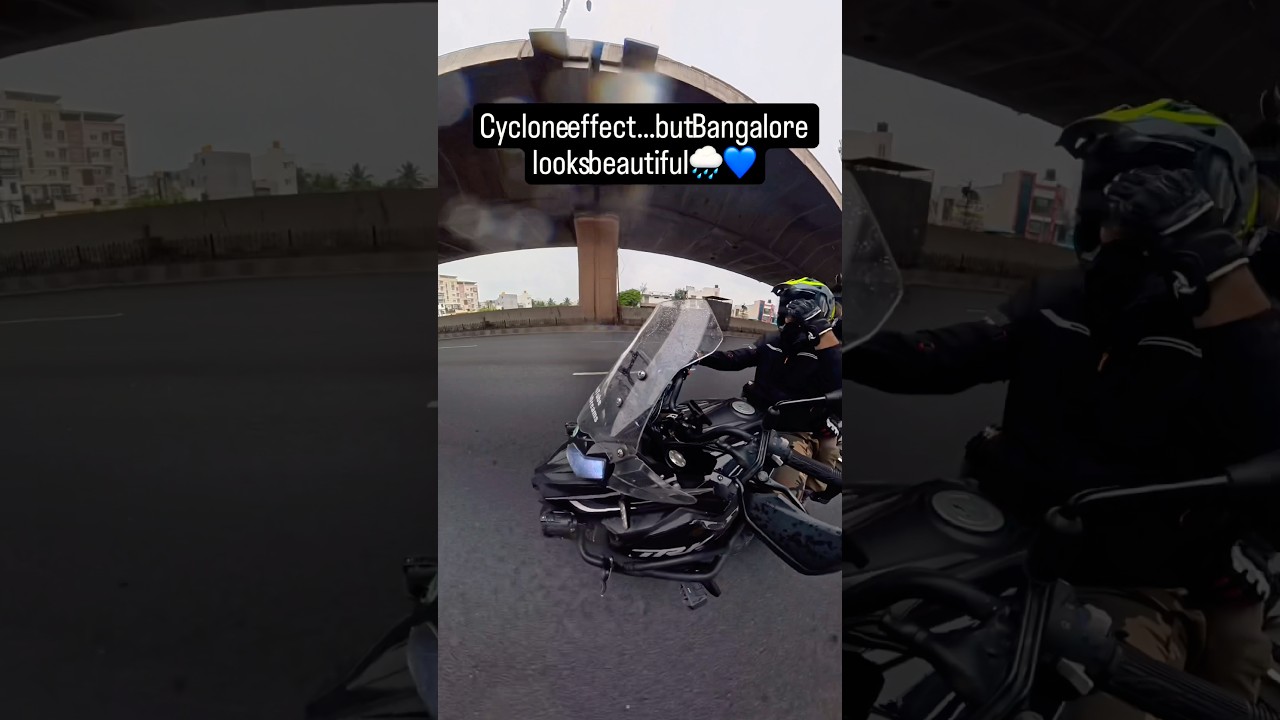 Bangalore Weather Today 🌧️ | Light Drizzle, Cold Breeze & Cyclone Effect | Epic Moto Dreams
