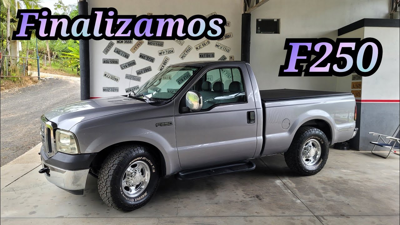 Projeto F250 finalizado,  está pronta pra rodar novamente,  confira