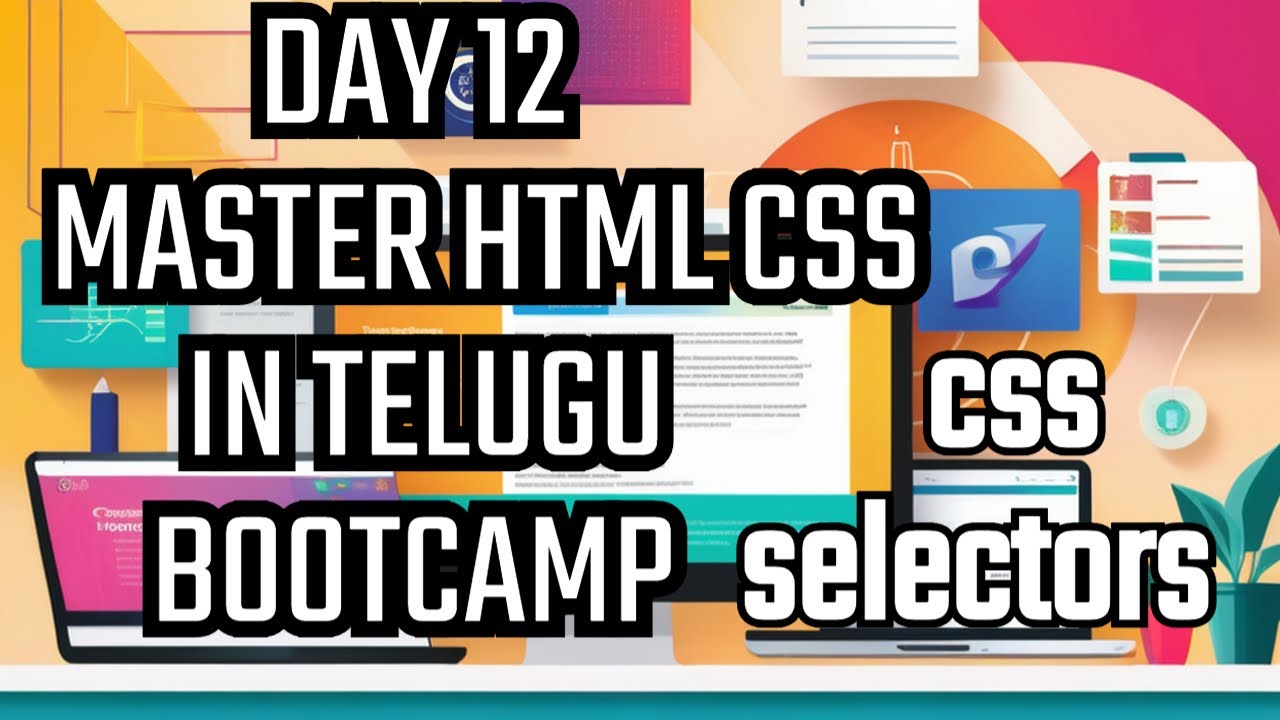 HTML CSS Full Course In Telugu|CSS TUTORIAL IN TELUGU |CSS Selectors in telugu |Example of selectors