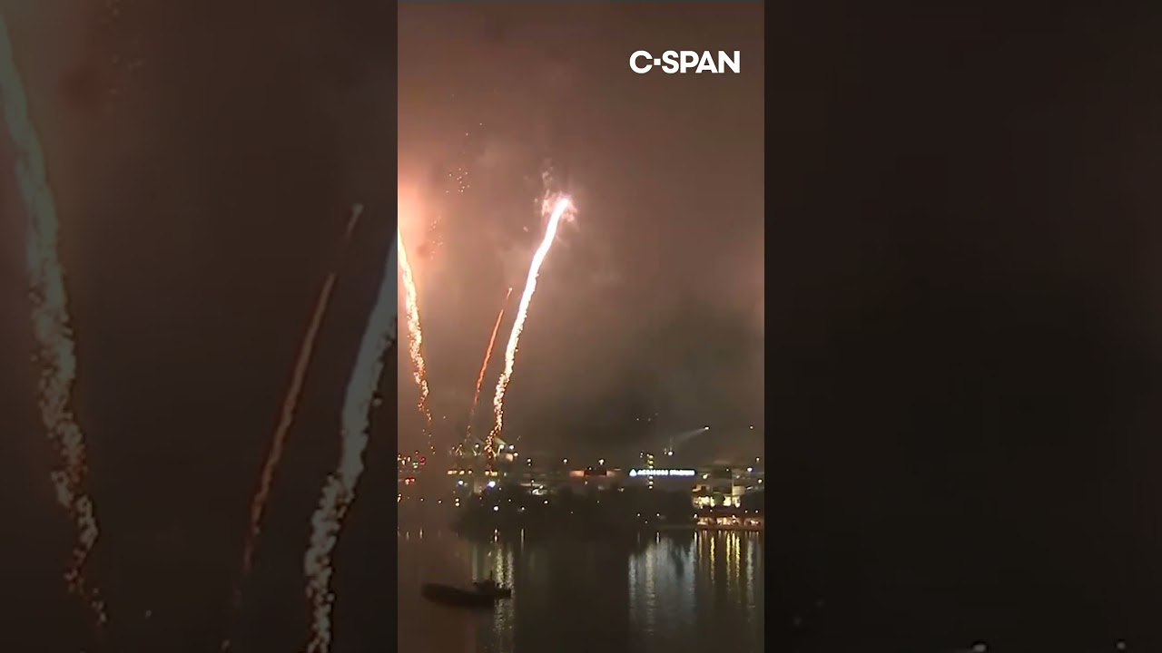 Fireworks in Pittsburgh on America's 250th birthday