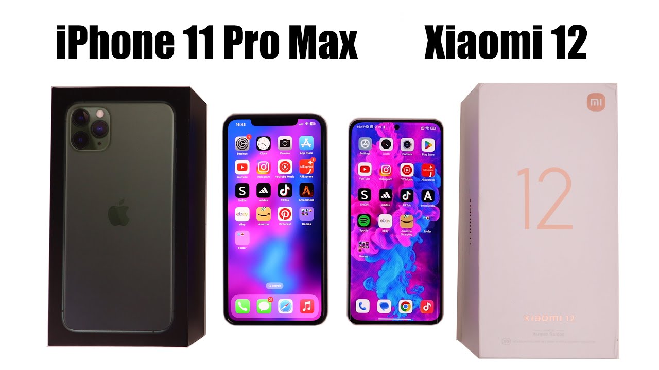 iPhone 11 PRO MAX vs Xiaomi 12 SPEED TEST