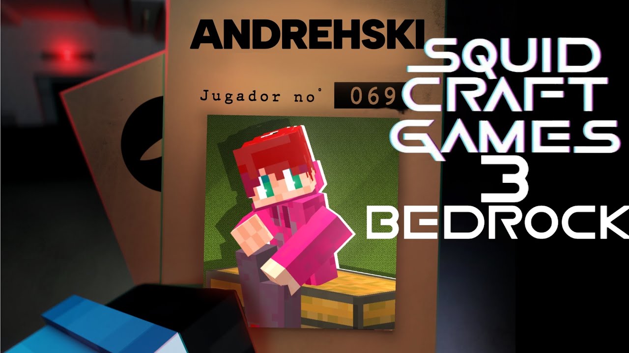 JUGUÉ Una RECREACIÓN De Los SQUID CRAFT 3 En MINECRAFT BEDROCK
