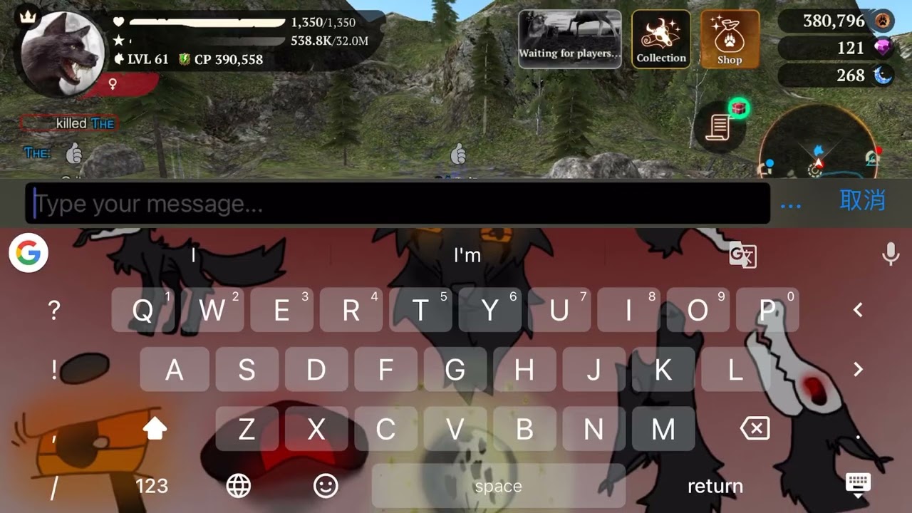 ◇The Wolf ◇！私服PvP！（在技巧方面很顯然需要多練習⋯⋯）𓃥黑̵̱̩̗̫͔̉̈狼̸̝͉̥͉̾̚𝕭𝖑𝖆𝖈𝖐𝖂𝖔𝖑𝖋𓃥