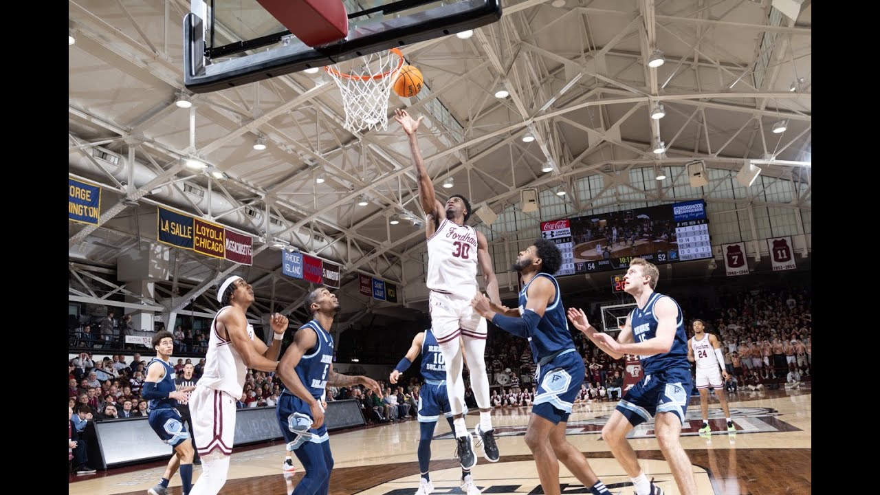 Fordham Men's Basketball highlights vs. Rhode Island