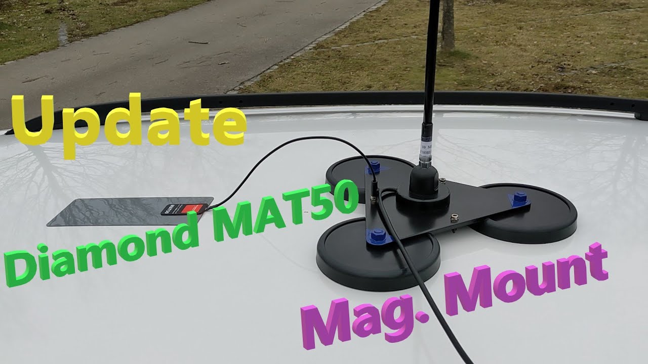 Обновление маг. Крепление и алмаз MAT50 | ХэмРадио
