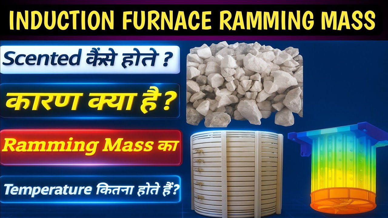 🔥 Ramming Mass in Induction Furnace | Purpose, Scenting Method & Ideal Temperature (Hindi) @tapan