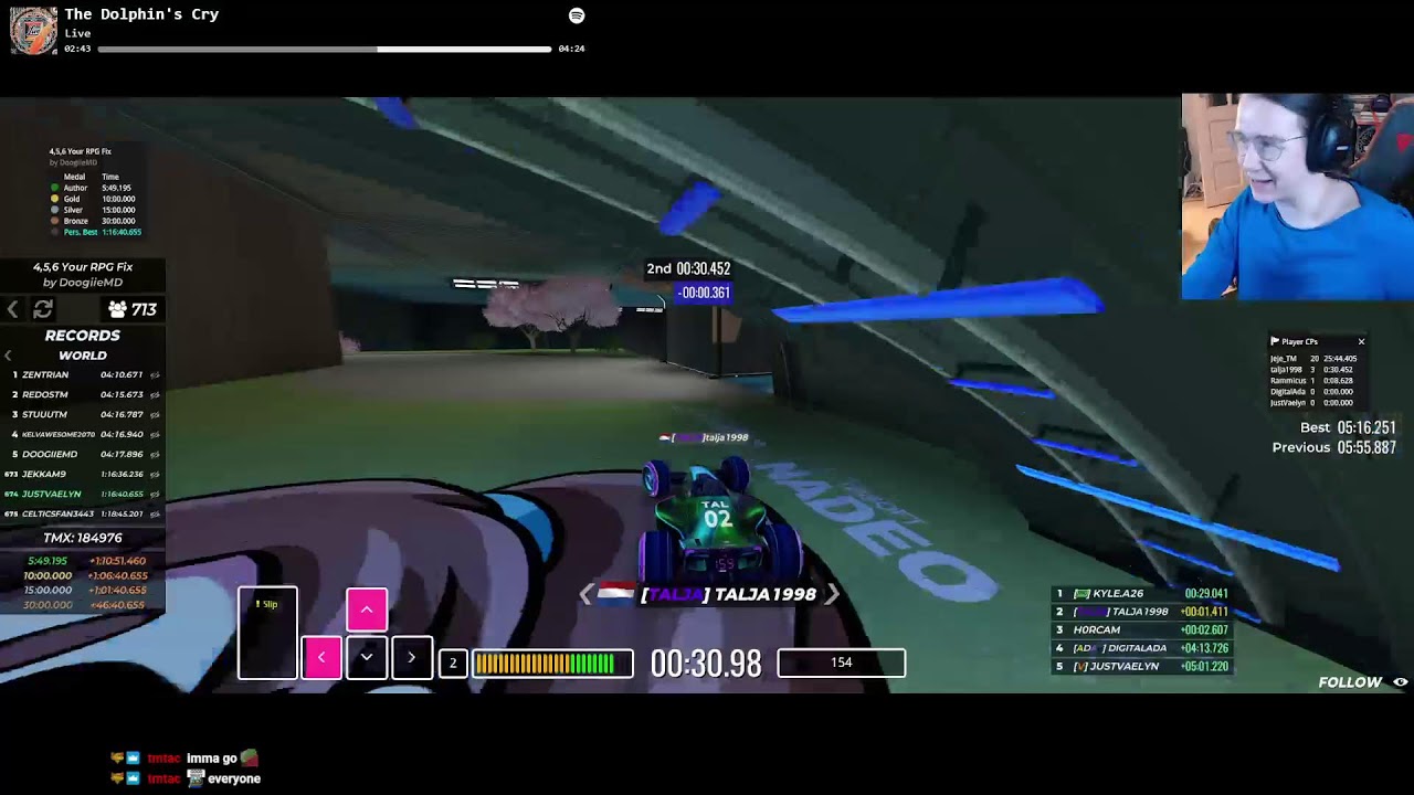 RPG night with @DigitalAda! #Trackmania