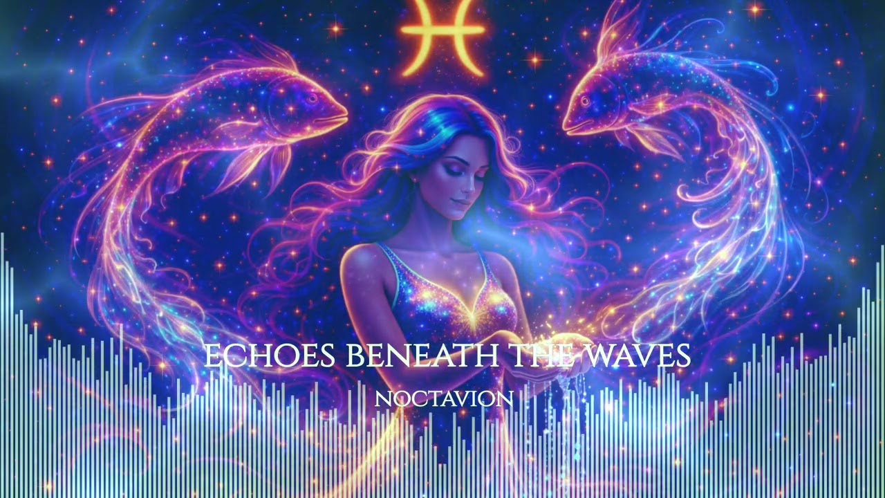 Echoes beneath the waves- ✨️Pisces ♓️✨️- Silver Moon Collection - #NoctavioN #Pisces #CosmicRhythms 