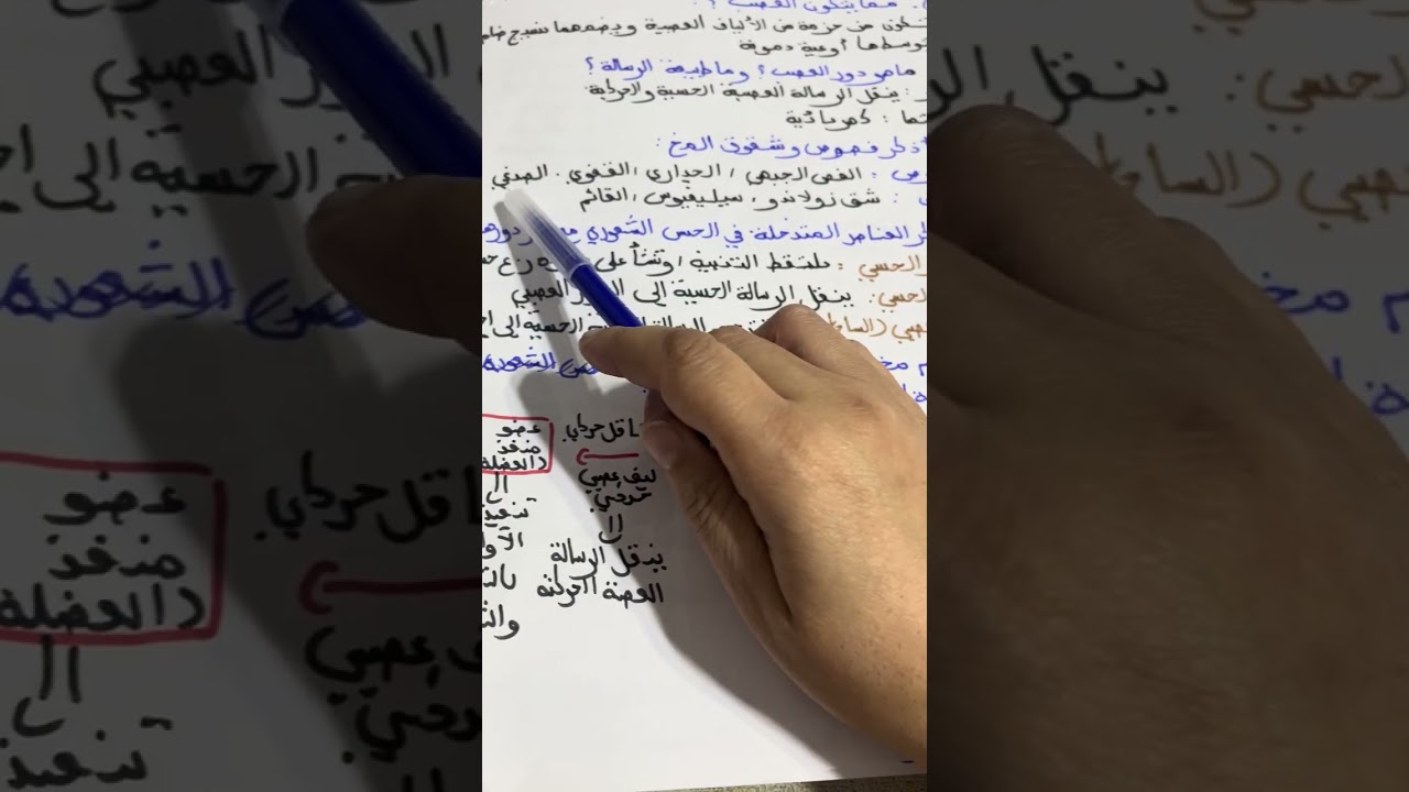 16 février 2026 اقوي ملخص لمقطع التنسيق الوضيفي/الاتصال العصبي سنه رابعه متوسط