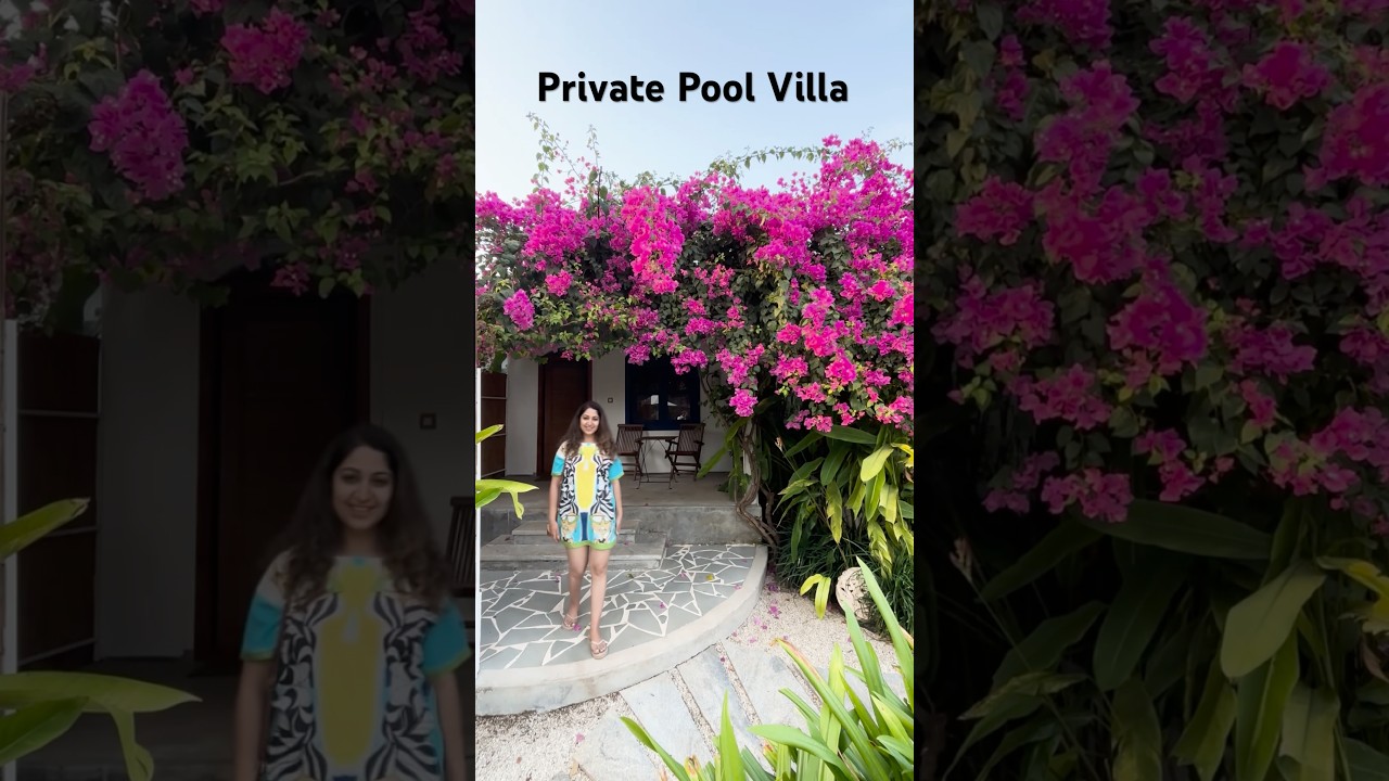 Private Pool Villa in Goa with Floating Breakfast 🌴 | Luxury Bohemian Room Tour