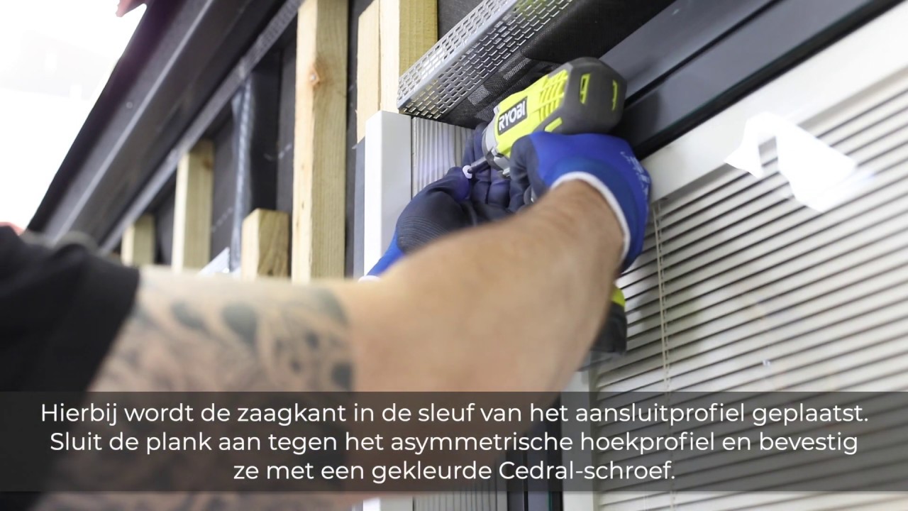 Cedral Lap Hoofdstuk 3: Een dagkant afwerken