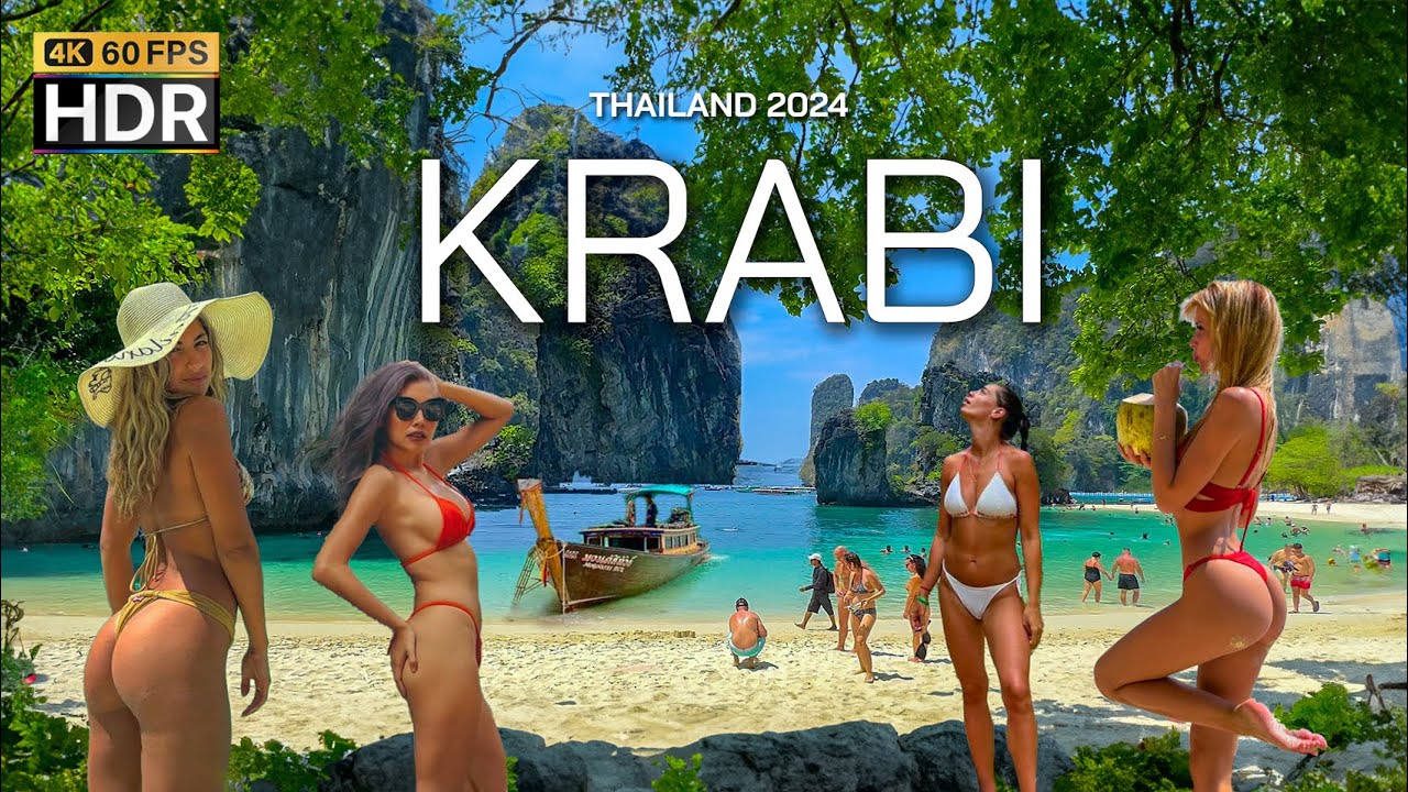 🇹🇭 4K HDR | Краби, Таиланд — самое красивое место в мире, 2024 год — с подписями