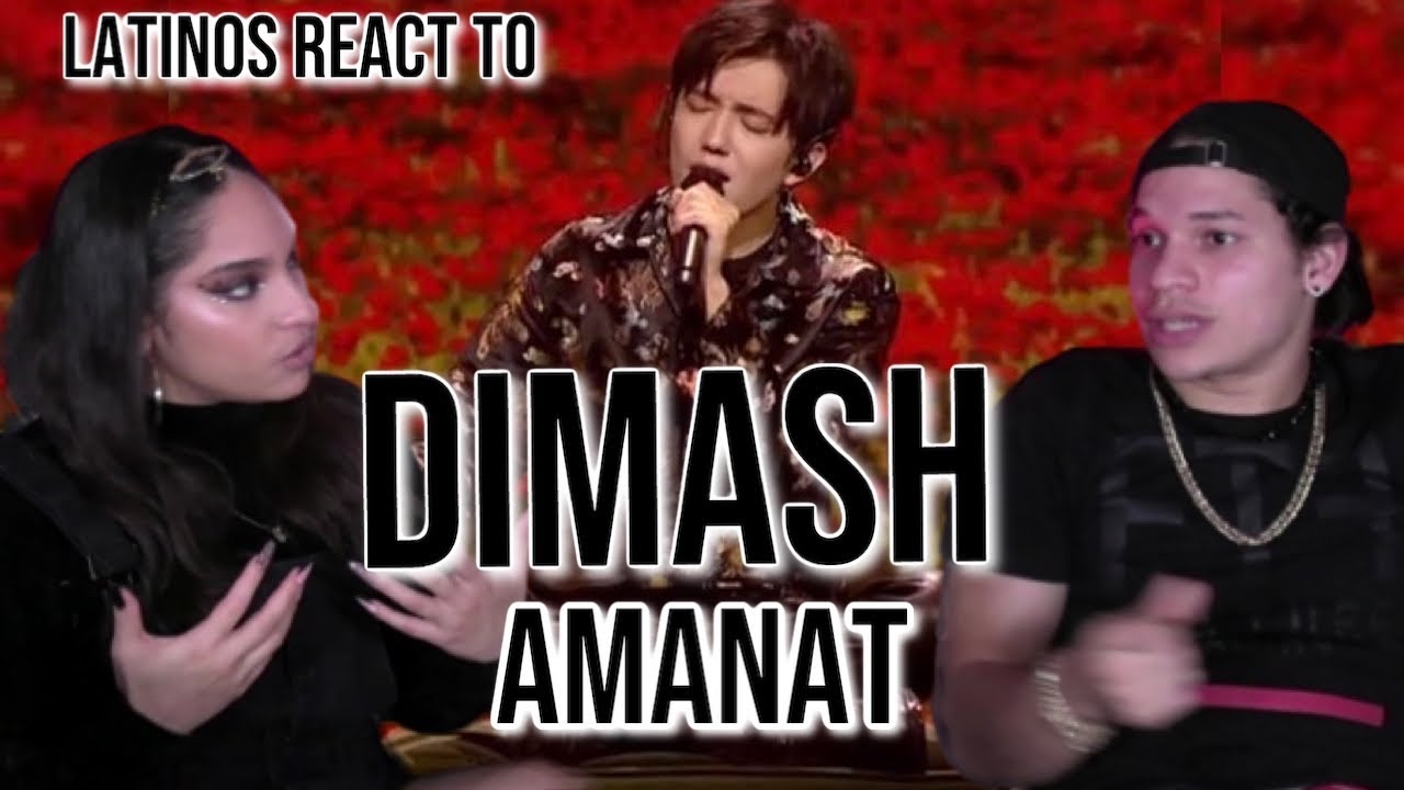 Latinos react to Dimash - AMANAT live | REACTION 👀👏🤩