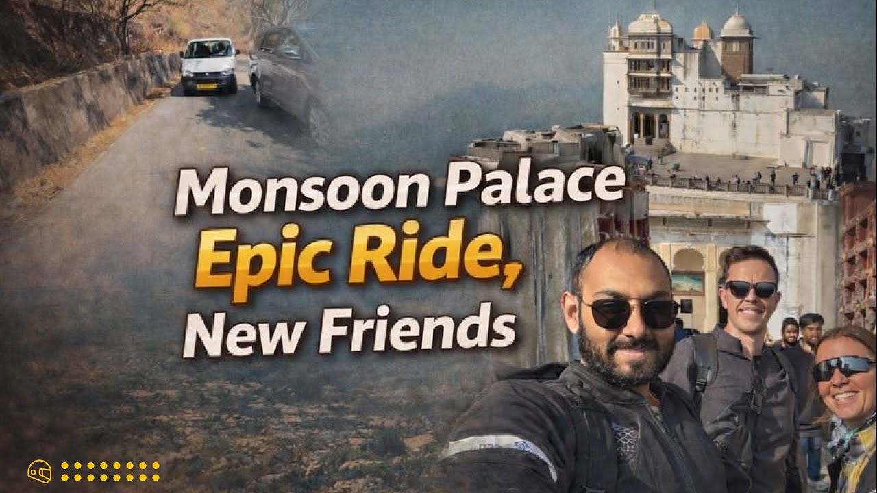Monsoon Palace, Udaipur | A Ride to Remember | Honda H'ness CB350