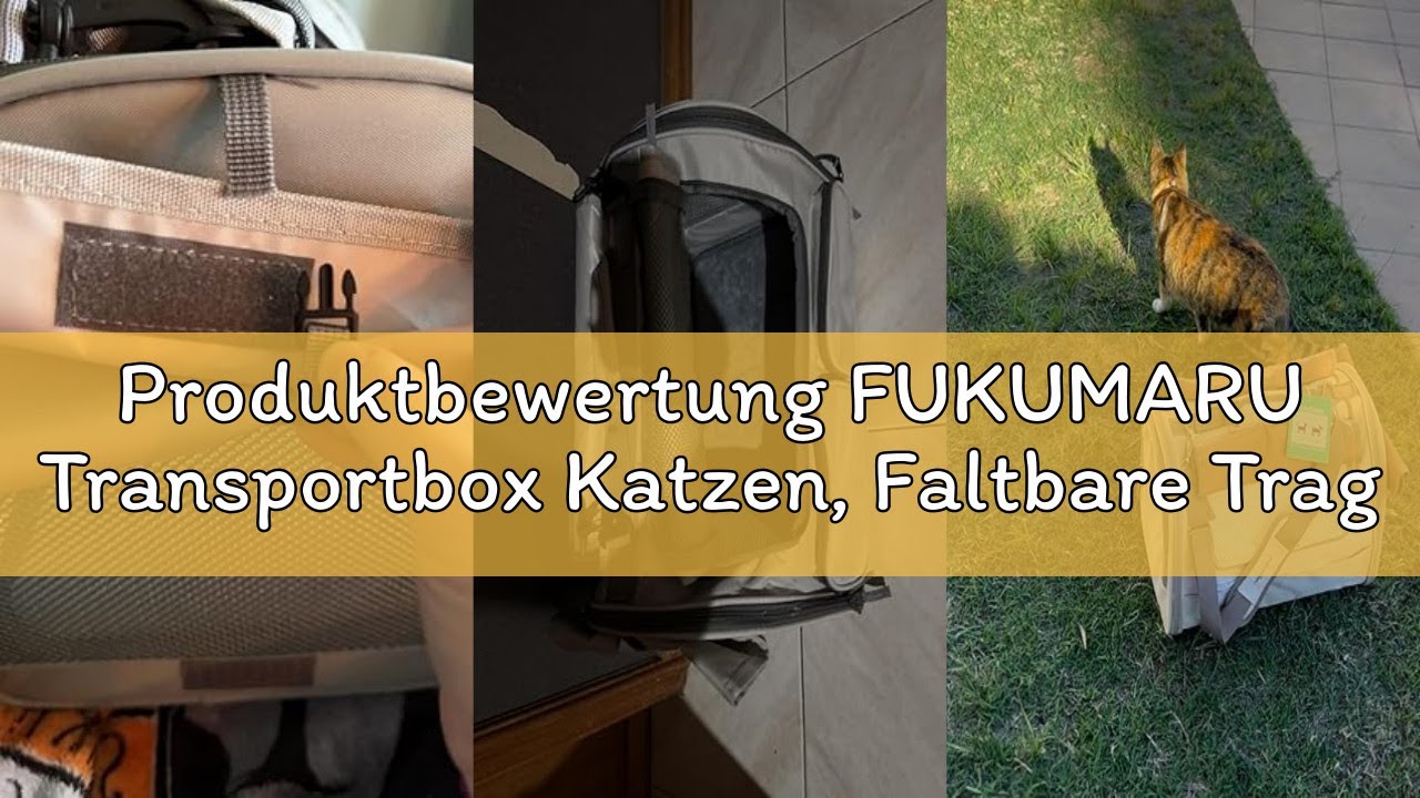 Produktbewertung FUKUMARU Transportbox Katzen, Faltbare Tragetasche, Hundetasche mit Reisetasche, Tr