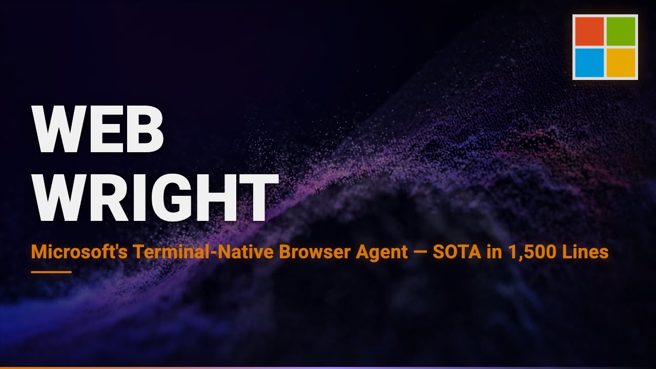 Microsoft Webwright: браузерные агенты получают терминал и обходят SOTA за 1500 строк кода