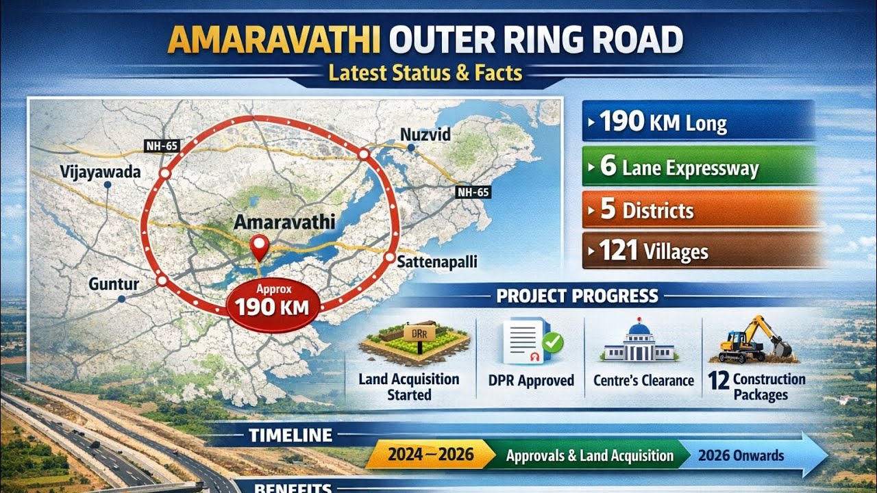 Amaravathi outer ring road latest details