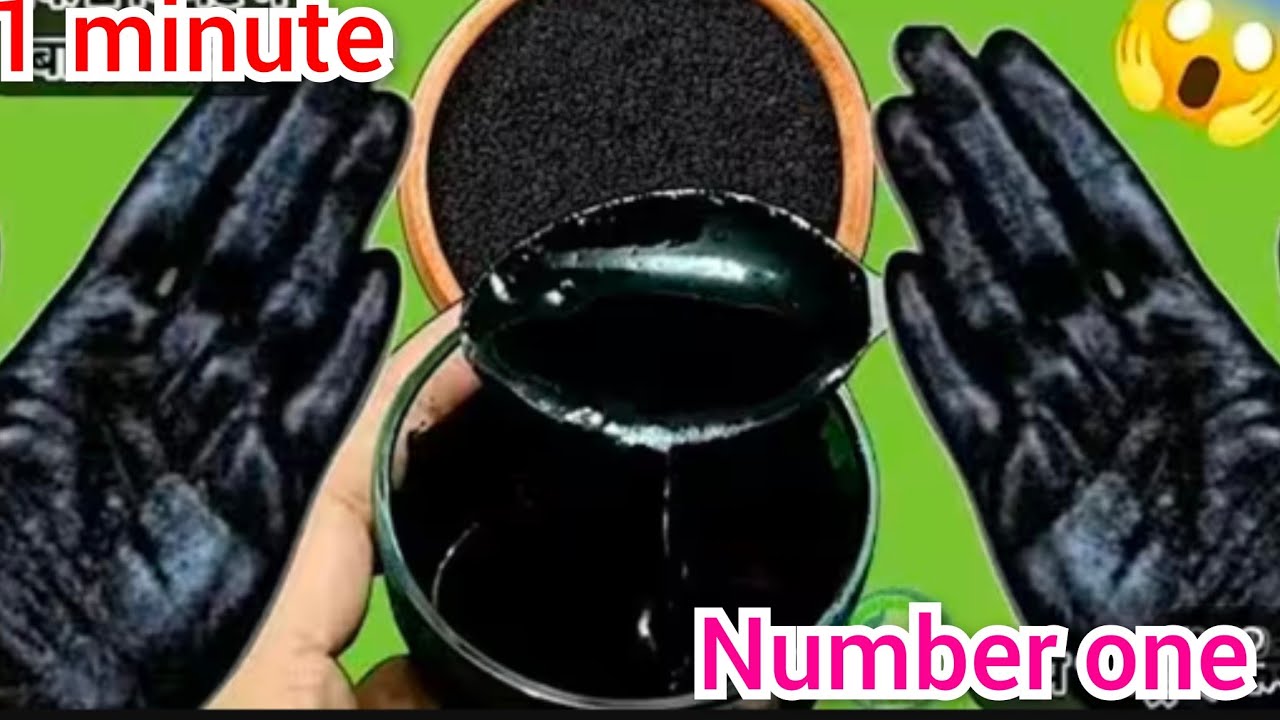 World 🌎 number one hair dye 😉 ஒரு நிமிடத்தில் அனைத்து வெள்ளை முடியும் கருமையான மாற்று