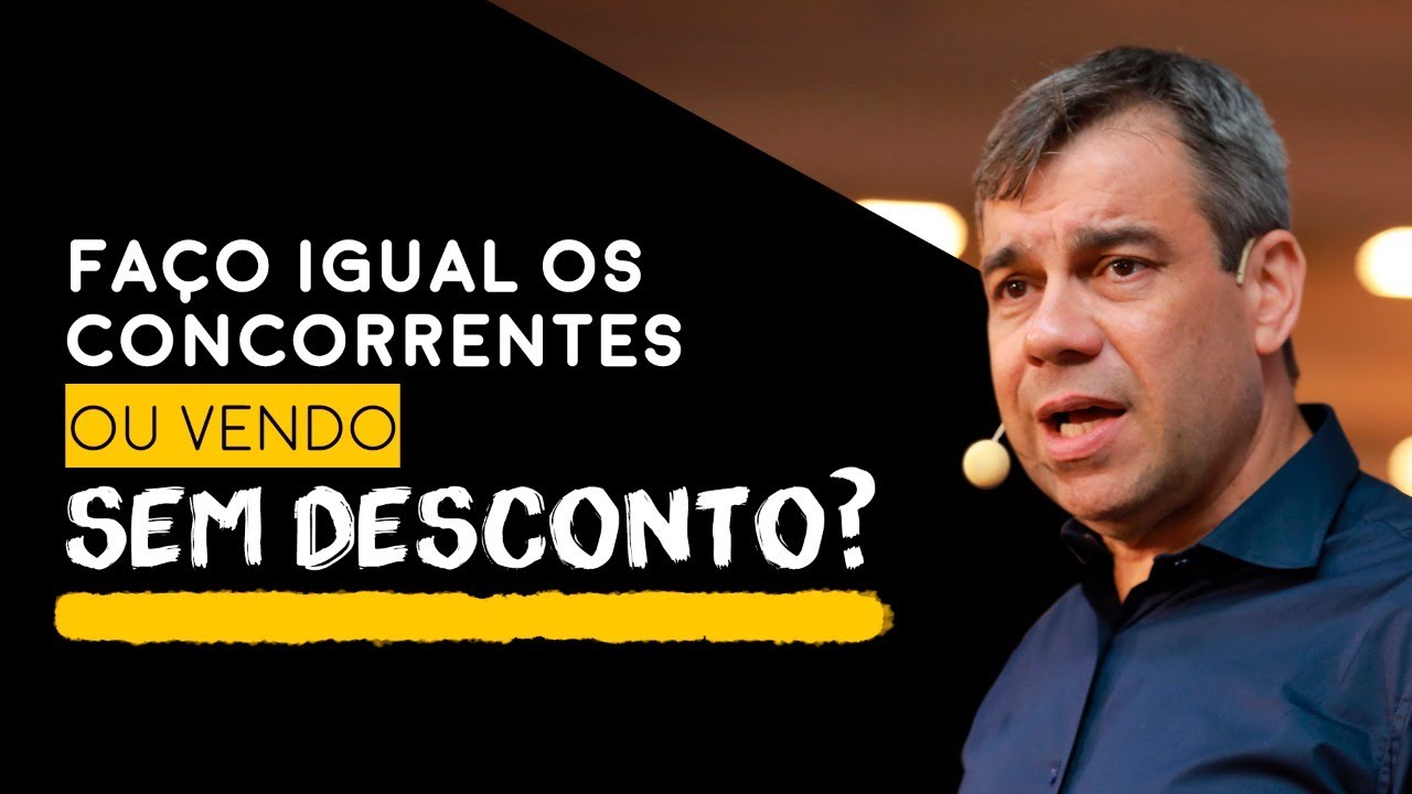 Dou 60% desconto igual meus concorrentes ou vendo sem desconto?