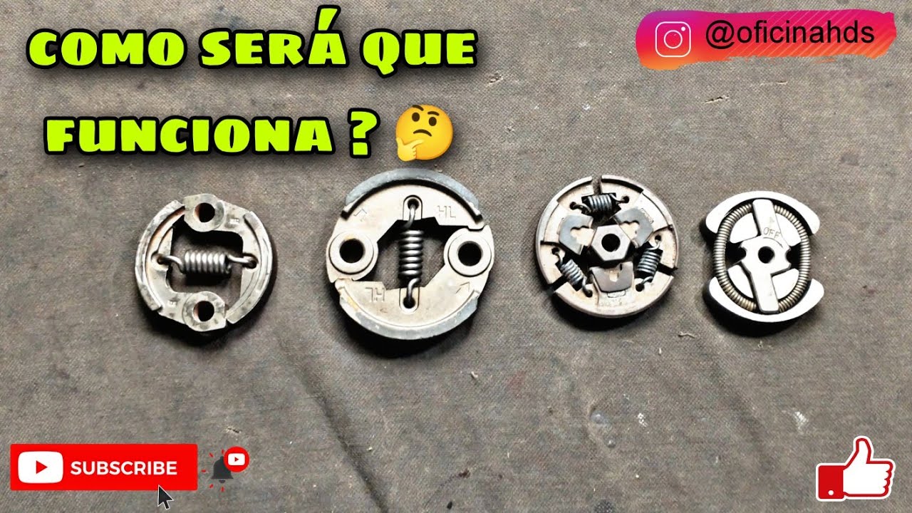 Como funciona a embreagem de uma roçadeira ?🤔