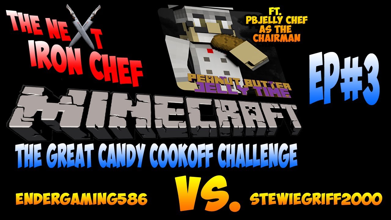 Endergamer586 Vs. StewieGriff2000 - Iron Chef Minecraft Xbox 4JStudios Candy Texture