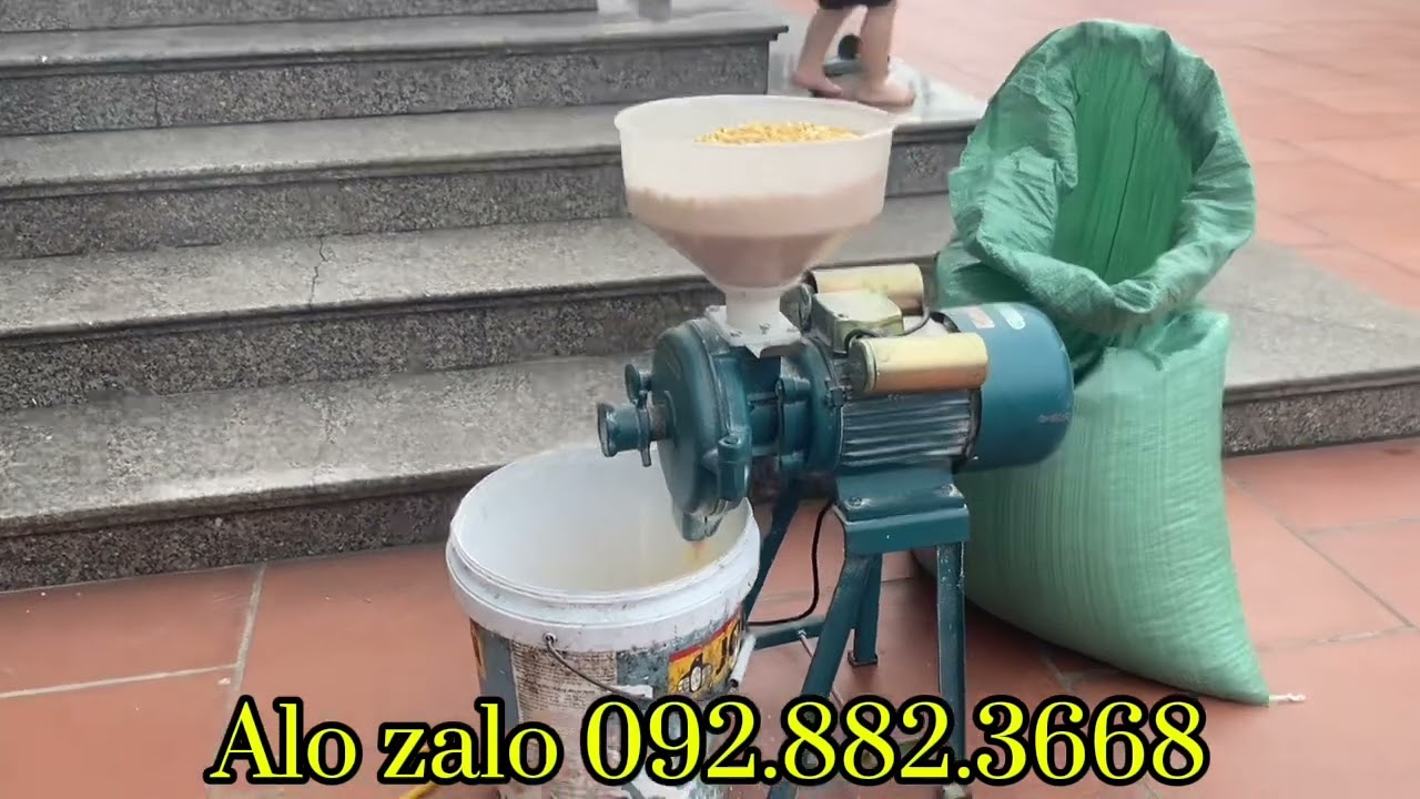 Máy xay bắp ,máy nghiền ngô mảnh,máy nghiền bột khô,máy nghiền lúa a150 nhỏ gọn hiệu quả