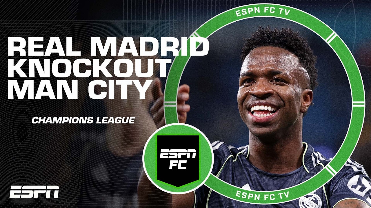 Real Madrid CRUISE into UCL quarterfinals! Man City lose 5-1 on aggregate 😬 | ESPN FC