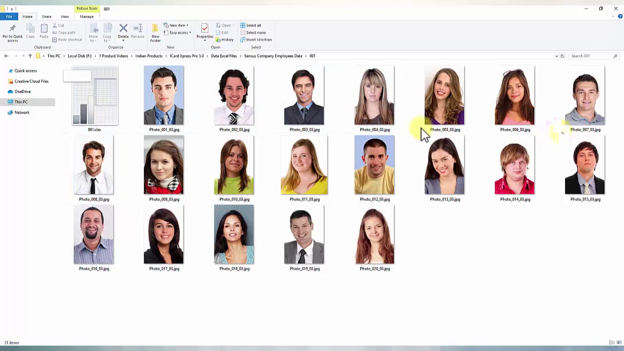 Import Photos in Icard Xpress Pack by DgFlick