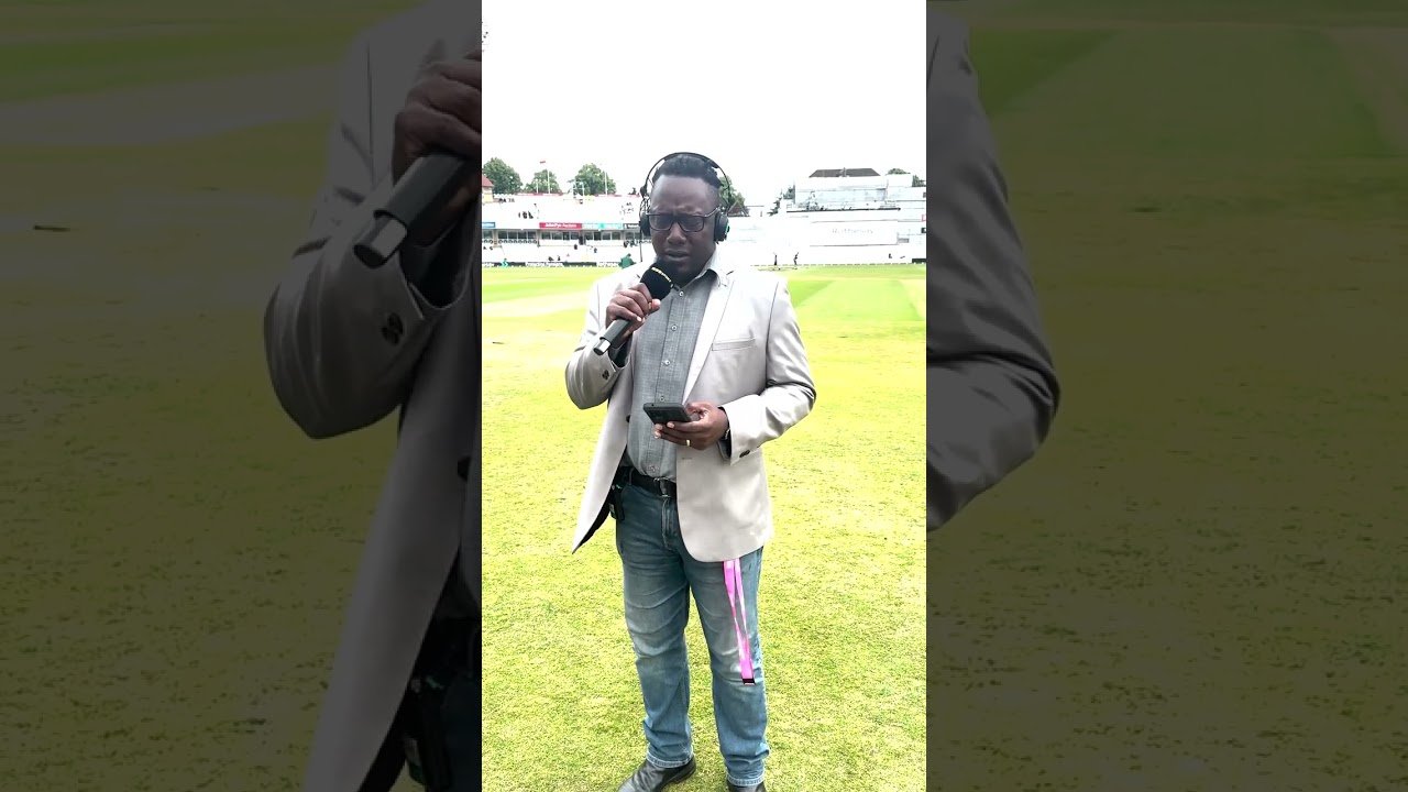 Singing Bring him home at the end of the cricket test match between Zimbabwe and England 24/06/2025