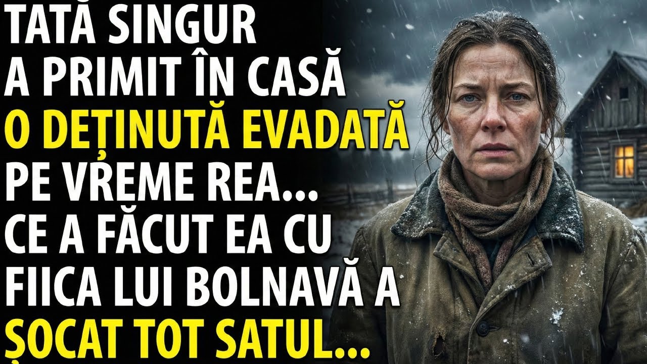 „Un tată singur a primit în casă o pușcăriașă pe vreme rea… Ce i-a făcut fiicei sale bolnave...