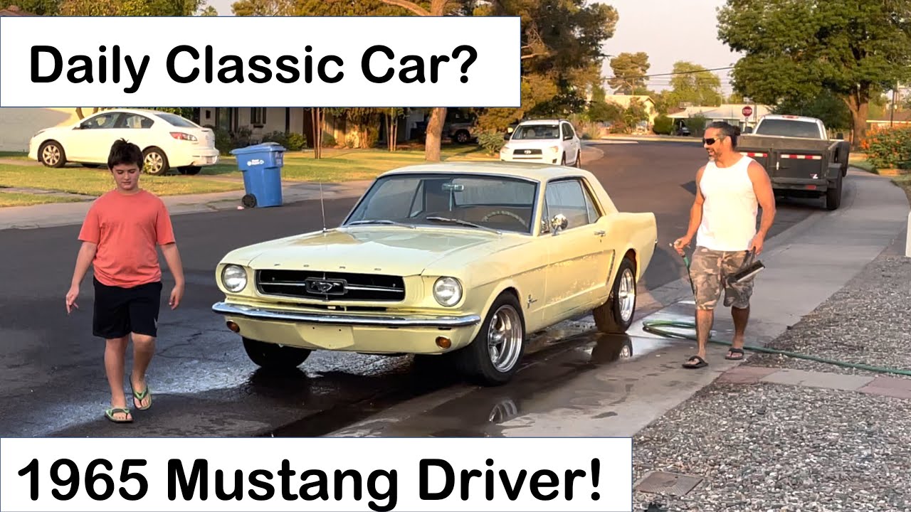 Водитель Mustang 1965 года — классический автомобиль на каждый день. Энди показывает нам свою «по...
