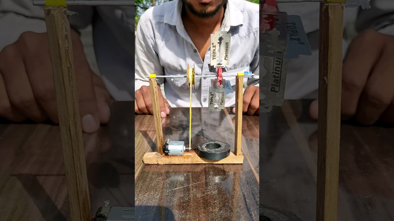 respect 😱🔥 I non stop blades #tiktok #experiment #science
