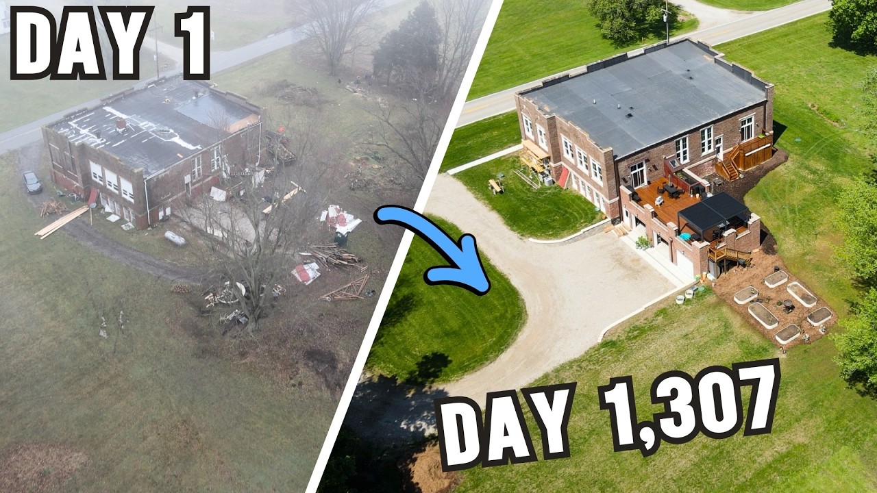 Turning our forgotten schoolyard into a dream yard + TOUR! (pt 1)