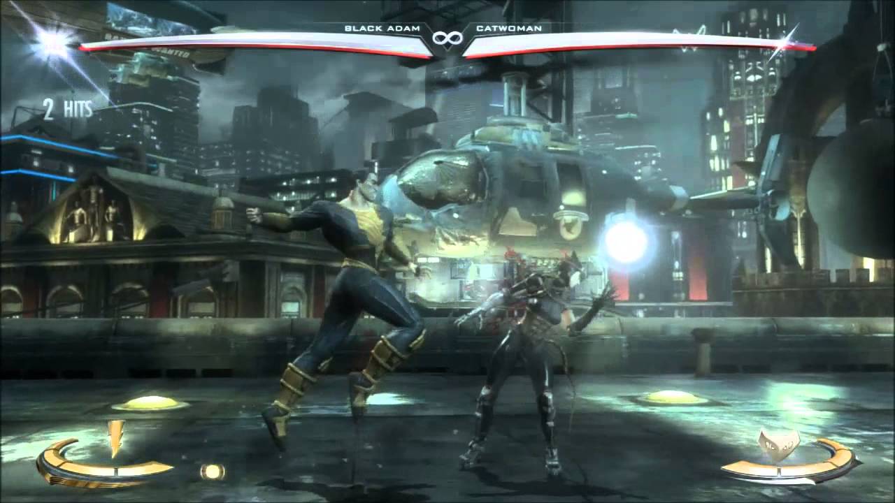 INJUSTICE GODS AMONG US- BLACK ADAM TUTORIAL+COMBOS+SPECIAL ENDING