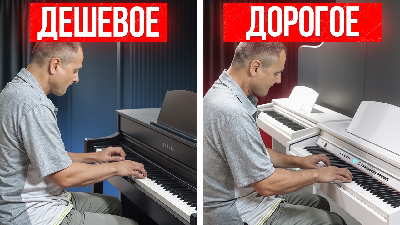 А вы УСЛЫШИТЕ разницу между ДОРОГИМ и ДЕШЕВЫМ пианино? / Обзор фортепиано